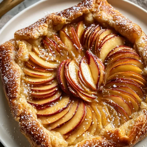 Rustic Spiced Baked Apple Tart-image